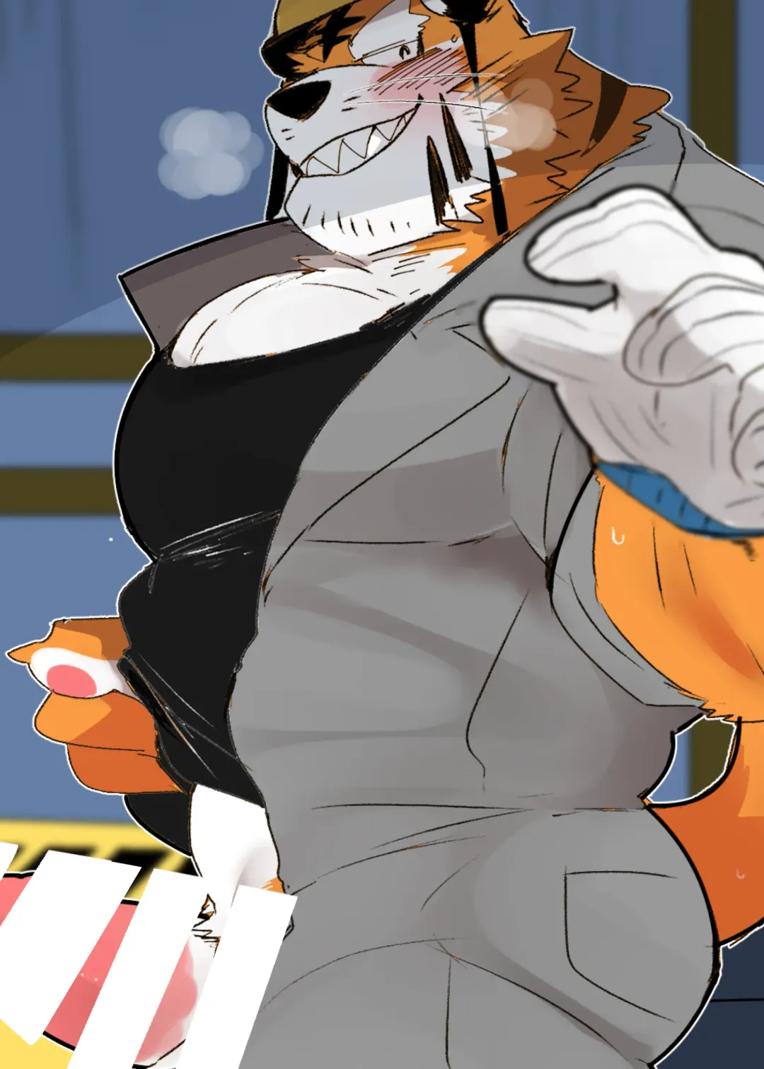 [Hyaku] Kansai-ben Tora ossan to Sentou de Ichaichasuru Hon Fhentai - Page 3