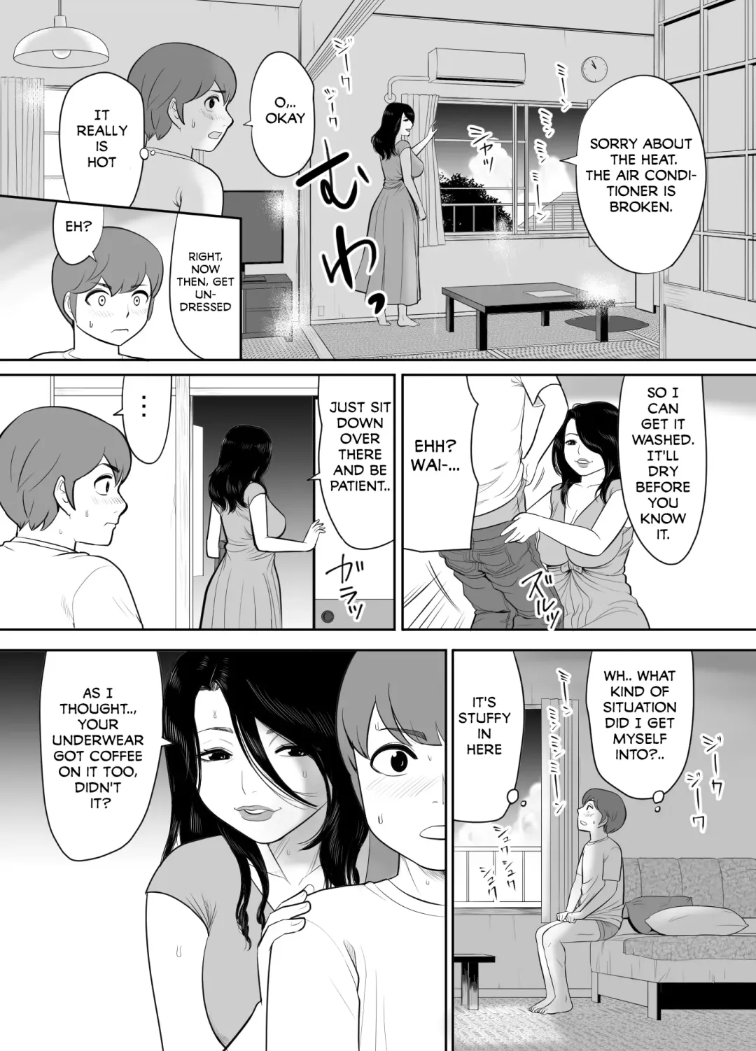 Oba-san no Houman na Nikutai ni Umorete Doutei o Ubawareta Atsui Natsu no Hi | The Hot Summer Day I Lost My Virginity While Sinking Into the Voluptuous Body of a Oba-san Fhentai - Page 8