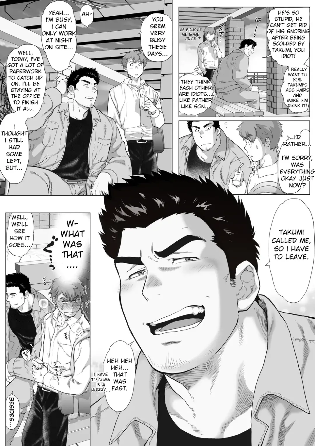 [Chabashira Tatsukichi] Tomodachi no Otou-san ~Takumi no Sekkyou Hen~ | Friend's Dad ~Takumi's Sermon Edition~ Ch. 10 Fhentai - Page 13