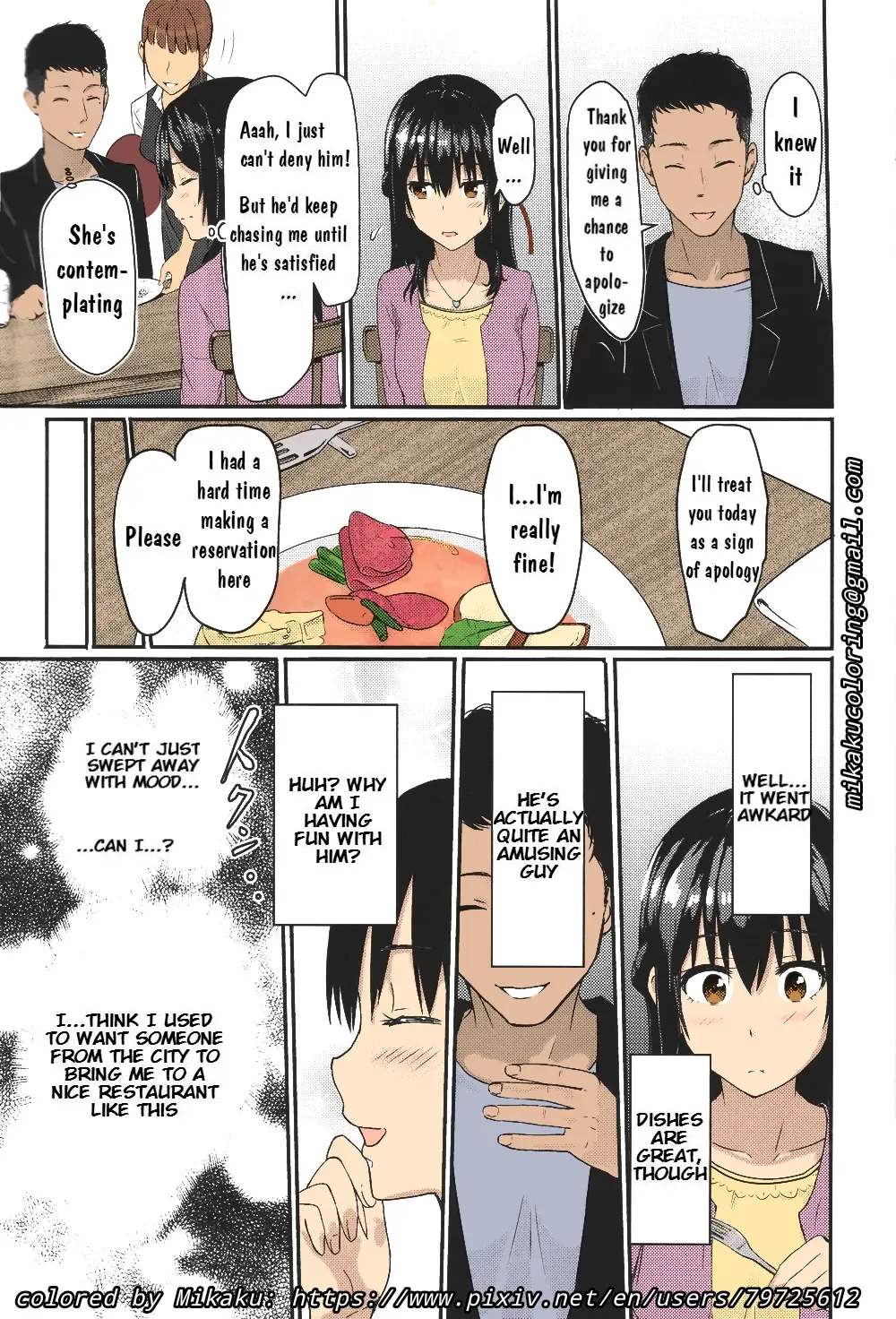 [Arakure - Syukurin] NTR Anniversary + ) [Syukurin] Mitsuha ~Netorare~ (Kimi no Na wa.) [English] [Colorized] by Mikaku Fhentai - Page 54