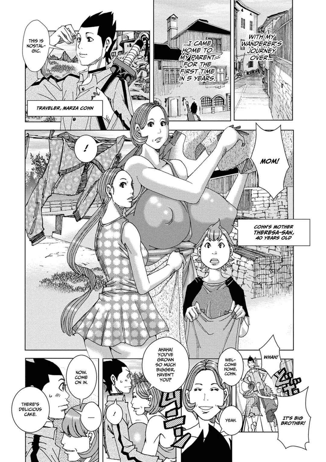 [Jeanne Dack] Double Mother 3 ~Gibo to Jitsubo o Nakadashi Haramase~ Fhentai - Page 1