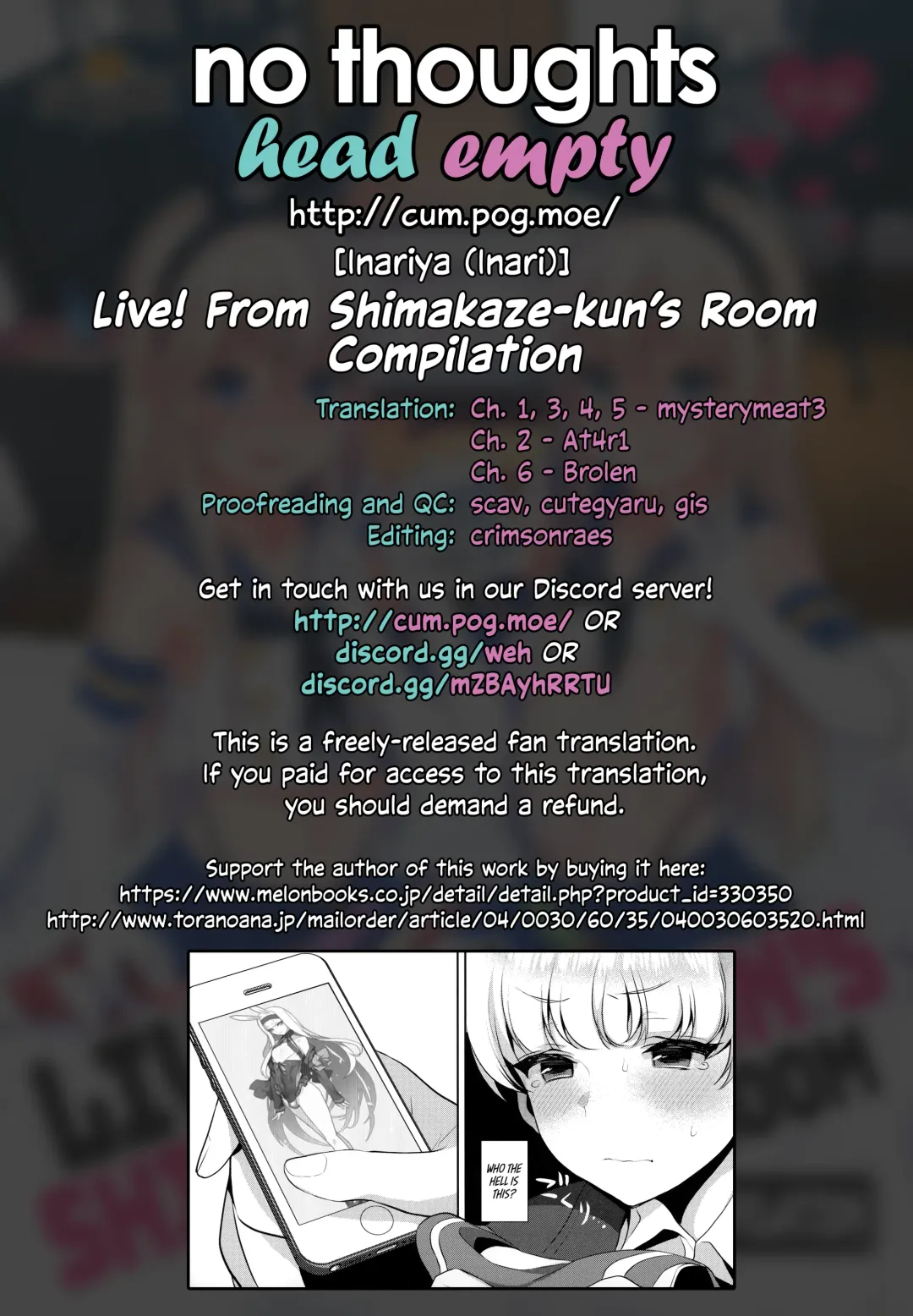 [Inari] Haishin! Shimakaze-kun no Heya Soushuuhen | Live! From Shimakaze-kun's Room Compilation Fhentai - Page 118