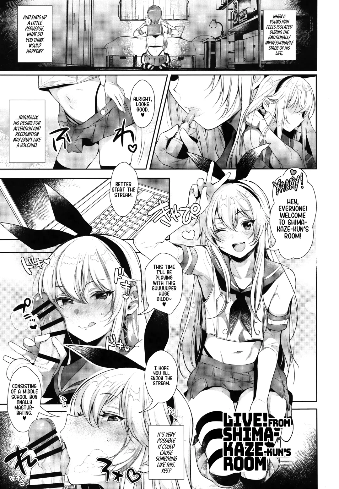 [Inari] Haishin! Shimakaze-kun no Heya Soushuuhen | Live! From Shimakaze-kun's Room Compilation Fhentai - Page 12