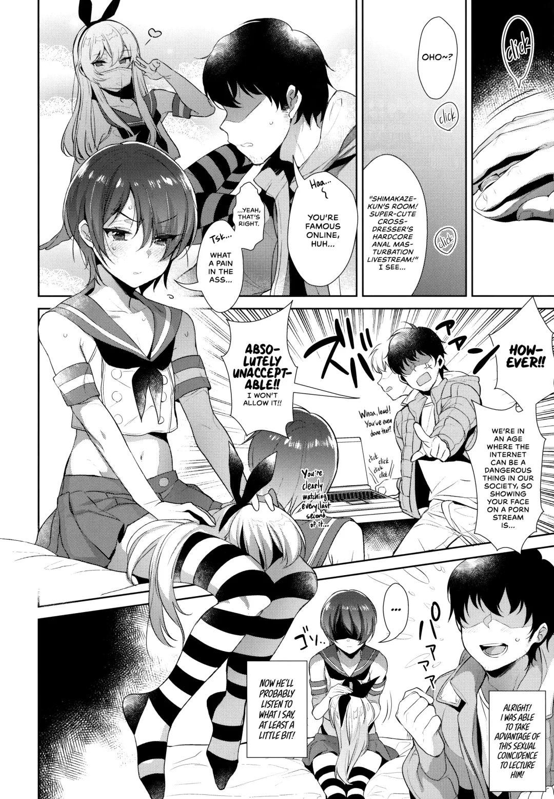 [Inari] Haishin! Shimakaze-kun no Heya Soushuuhen | Live! From Shimakaze-kun's Room Compilation Fhentai - Page 17