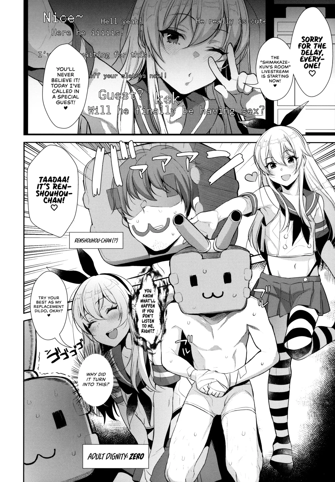 [Inari] Haishin! Shimakaze-kun no Heya Soushuuhen | Live! From Shimakaze-kun's Room Compilation Fhentai - Page 19