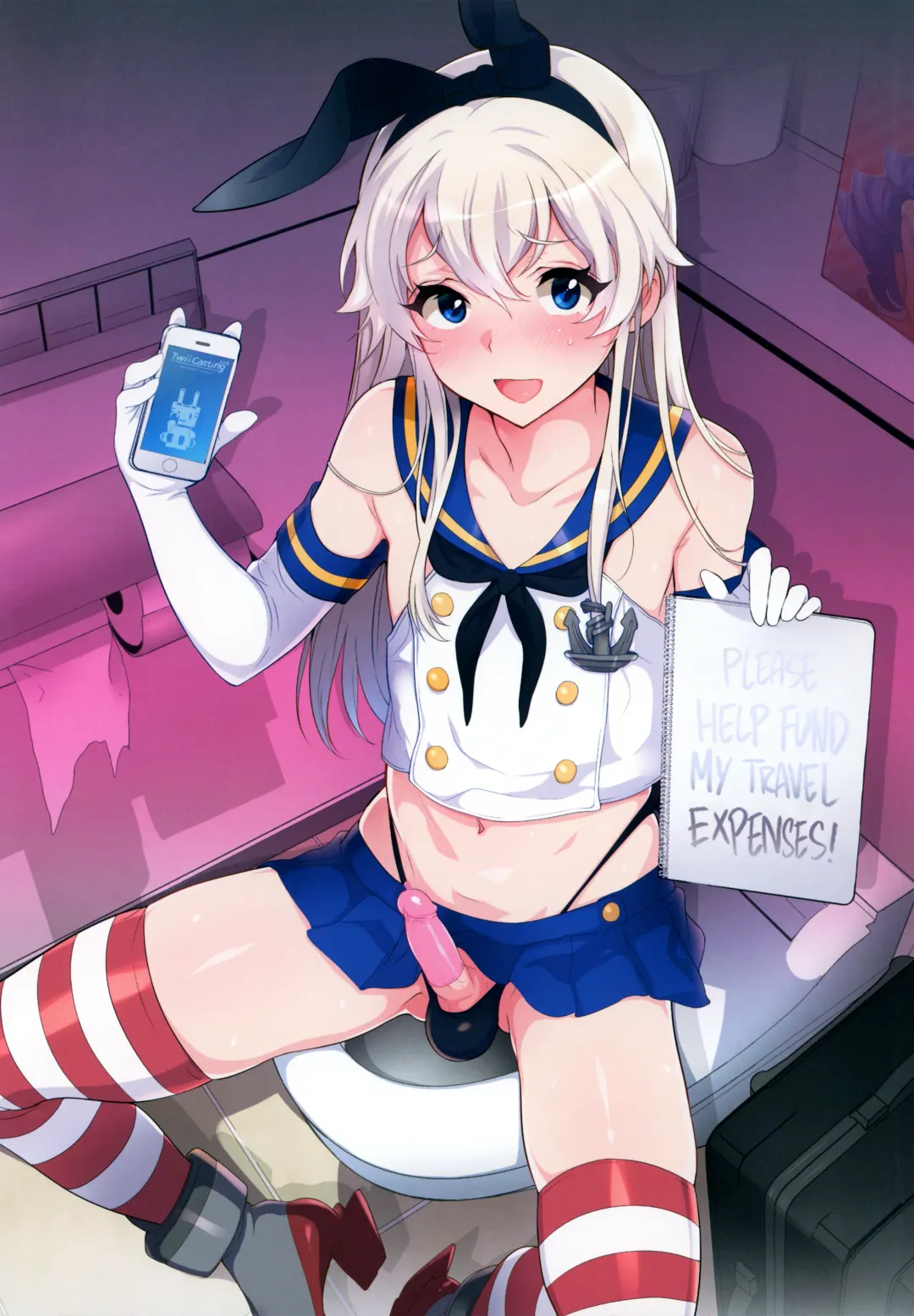 [Inari] Haishin! Shimakaze-kun no Heya Soushuuhen | Live! From Shimakaze-kun's Room Compilation Fhentai - Page 6