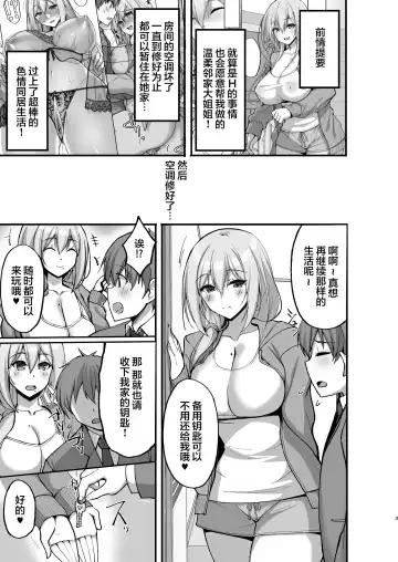 [Takeda Aranobu] Ecchi na Onee-san wa, Suki desu ka? 3 ~Tonari no Onee-san to Ikkagetsukan, Shasei Kanri to Sakusei Seikatsu Hen~ (decensored) Fhentai - Page 2