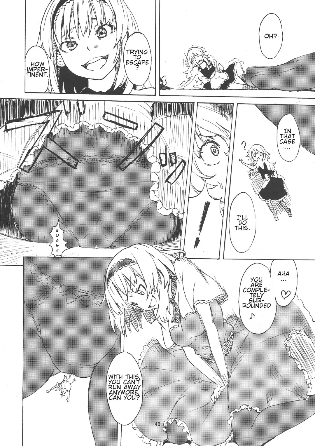 Omae ga Chiisaku Naare! | You guys, get smaller! Fhentai - Page 47