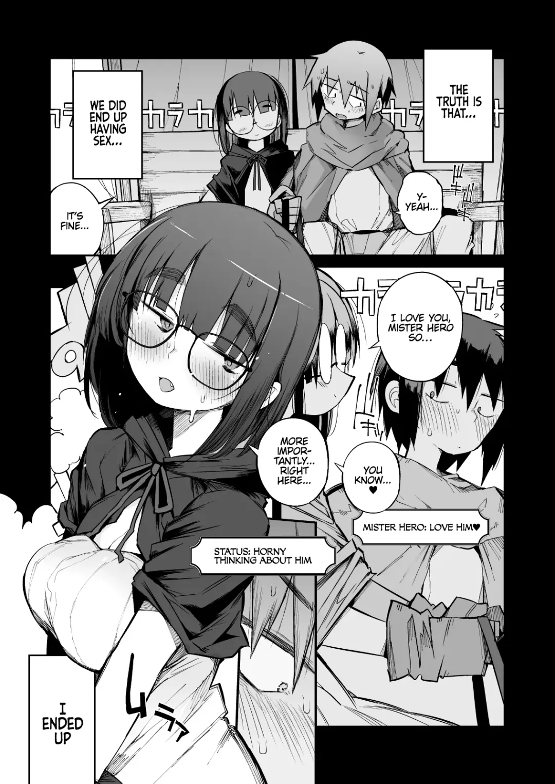 [F4u] Renai Kinshi no Yuusha Party ni Mukanai Jimiko no S-kyuu Dosukebe Status | The S-Rank Pervert Status of the Unfit Homely Girl in the Hero Party With a Ban on Love Fhentai - Page 7