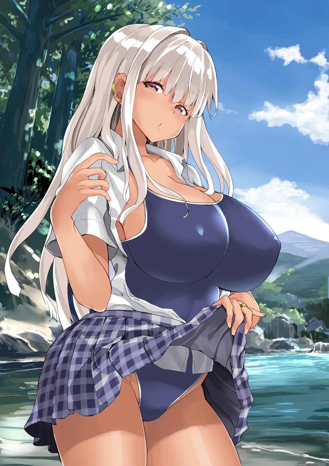 [Kaduchi] Inaka no Kuro Gal JK to Kekkon Shita Nichijou Fhentai - Page 2