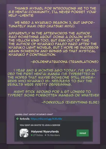 [Hairaito] Morimasu! Nyaruko-san | Mahiro-san's Virginity is Mine! Fhentai - Page 17