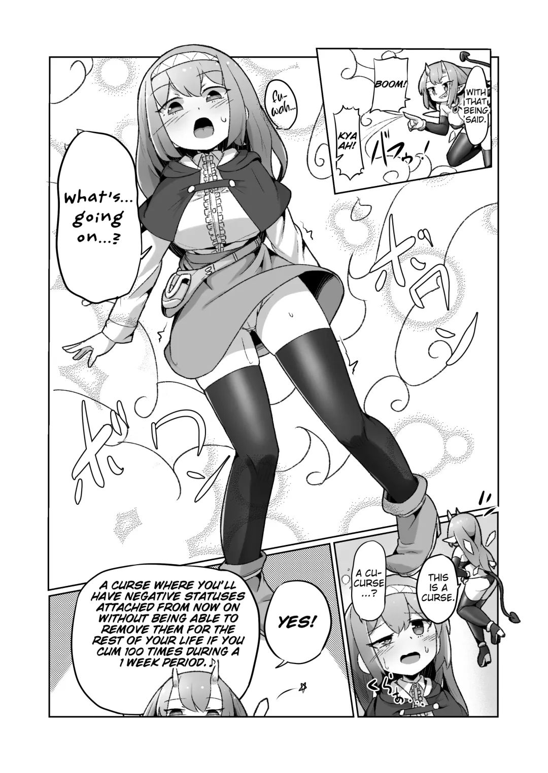 [Monota] 1-sshuukan no Aida 100-kai Zecchou shitara Kore kara Tsuku BaSta ga Isshou Kaijo dekinaku naru Noroi no Ohanashi Fhentai - Page 6