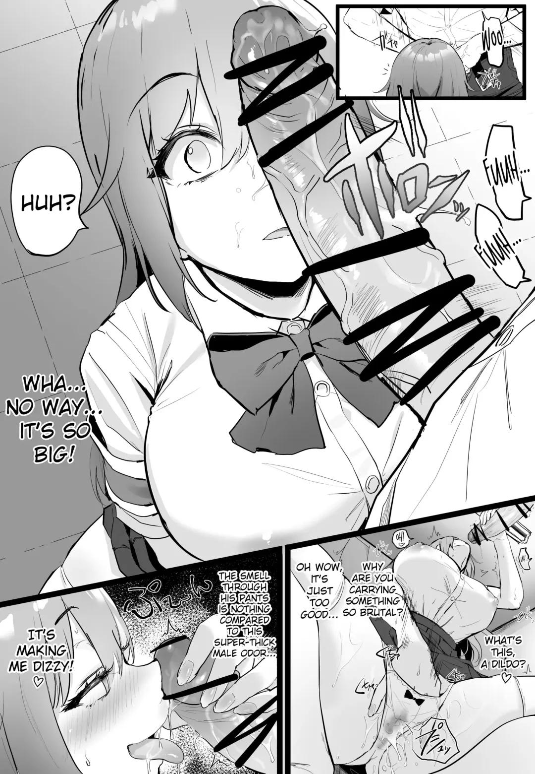 [Oekakizuki] Chin Kusa Otoko vs Kusai Fetish Sakurai-senpai no Atsuki Seishun Monogatari | Smelly-dick boy vs smell-fetish Sakurai-senpai Fhentai - Page 3