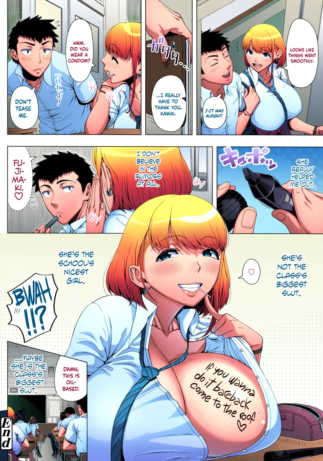 [Shinozuka Yuuji] JK Bitch no Renai Soudan | High School Slut's Love Consultation (decensored) Fhentai - Page 32