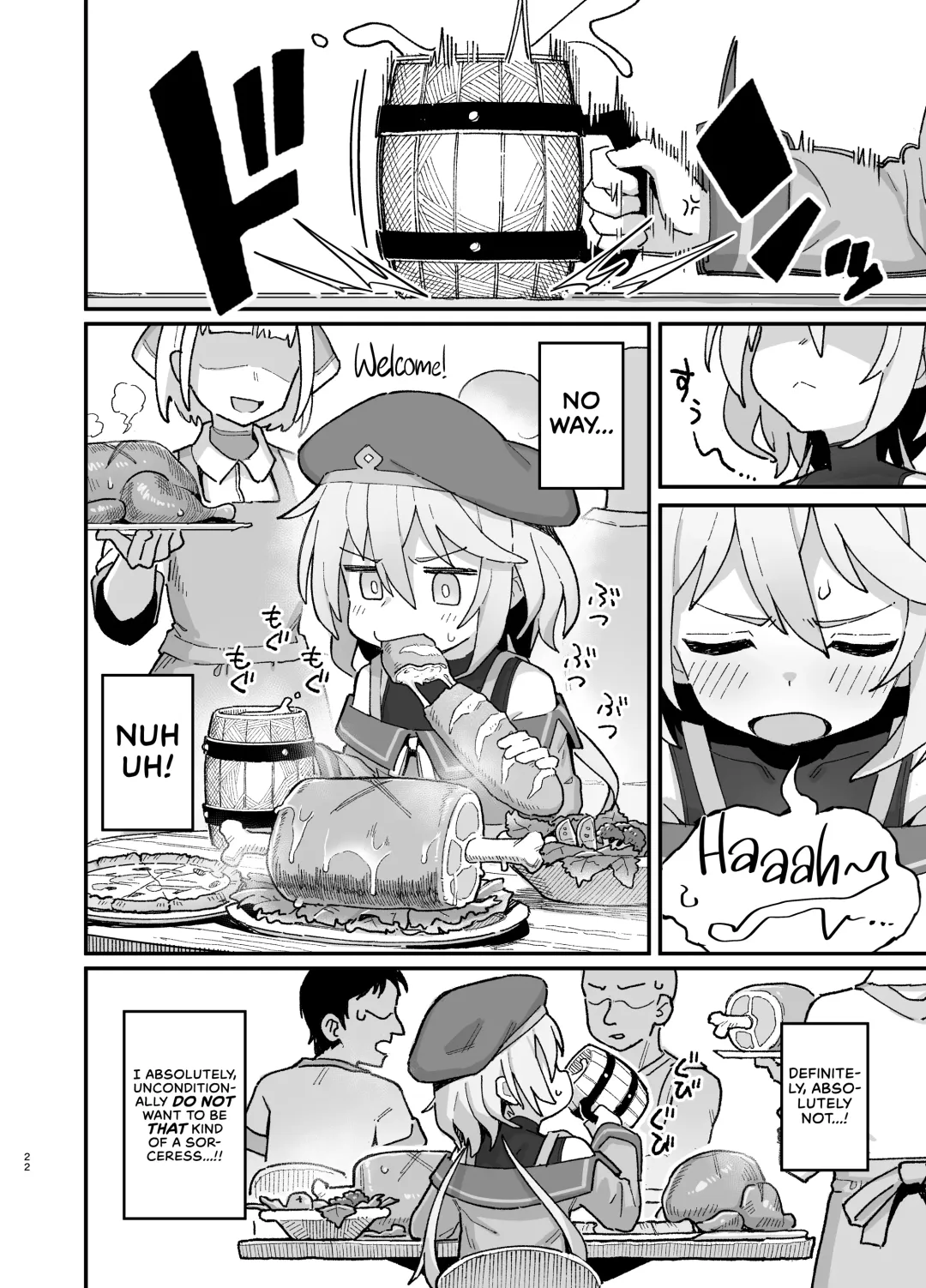 [Wagashi] Kakyuu Majutsushi, Inmon ni Somaru || A Lowly Sorceress, Afflicted By Debauched Magicks Fhentai - Page 21