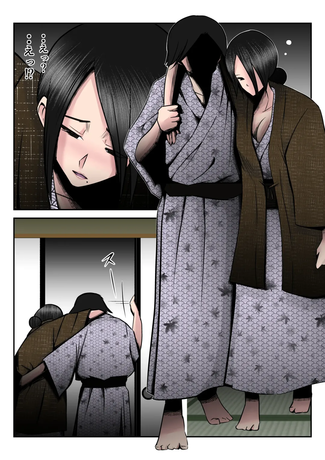 Onsen Ryouko de Oyakozure no Futari ni Tsuma o Netorareta Hanashi [Kouhen] ~Yoitsubureta Otto no Kao mae de Tsuma ga Nando mo Hamerareta Shinya~ Fhentai - Page 12