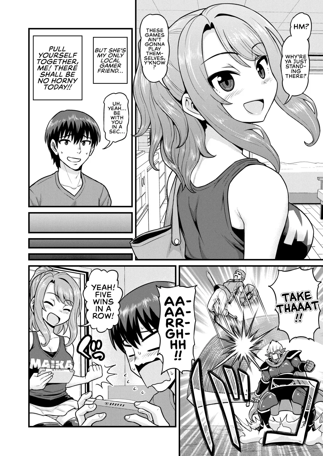 [Gachonjirou] Game Tomodachi no Onnanoko to Yaru Hanashi | Smashing With Your Gamer Girl Friend Fhentai - Page 5