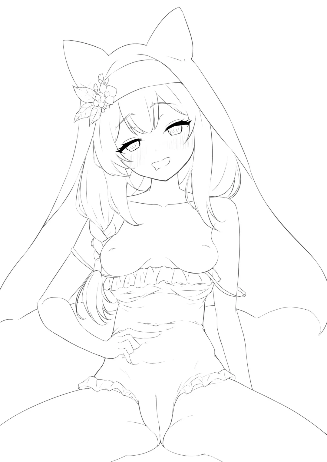 Mari to Poolside de Amaetari Amayakashitari Fhentai - Page 3