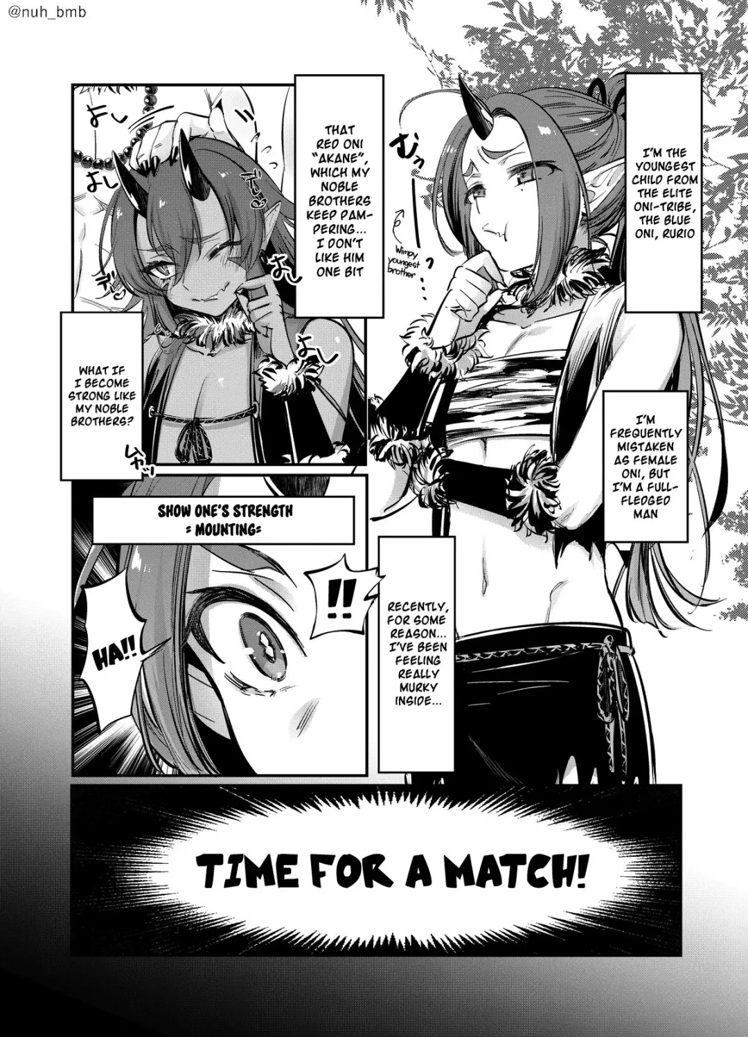 [Morino Bambi] Aoi Oni-kun To Akai Oni-kun | Blue Oni-kun and Red Oni-kun Fhentai - Page 4