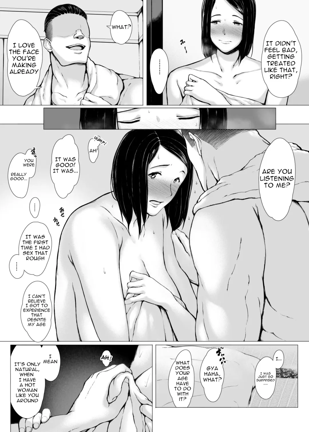 Haha Kui 2 Yarichin Ryoko Hen (Jo) ~Ottori Okaa-san wa Sono Ryokan de Toshishita Yarichin ni Nandomo Dakarete Onna o Dashita~ Fhentai - Page 97
