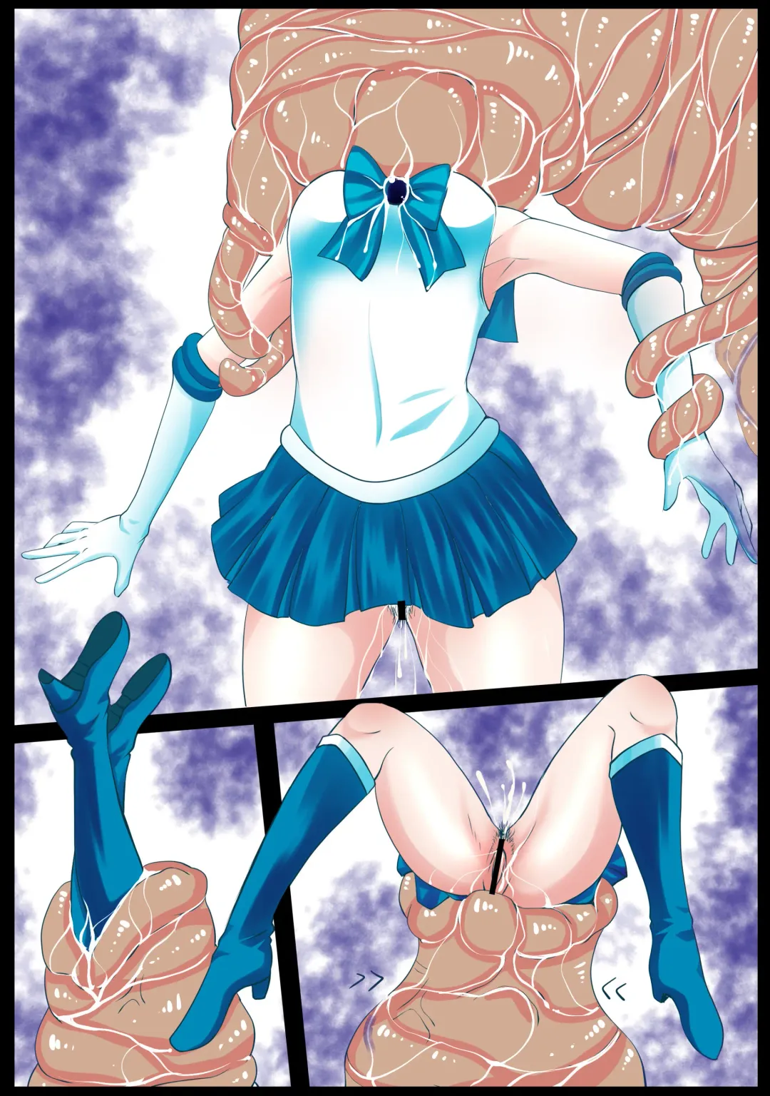 [Yoihoshi Hikari] 【宵星ヒカリ】【セーラーマーキュリー】淫蟲に卵を植え付けられ淫獣に丸呑みされる Fhentai - Page 10