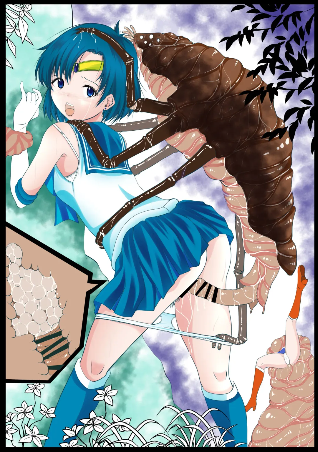 [Yoihoshi Hikari] 【宵星ヒカリ】【セーラーマーキュリー】淫蟲に卵を植え付けられ淫獣に丸呑みされる Fhentai - Page 6