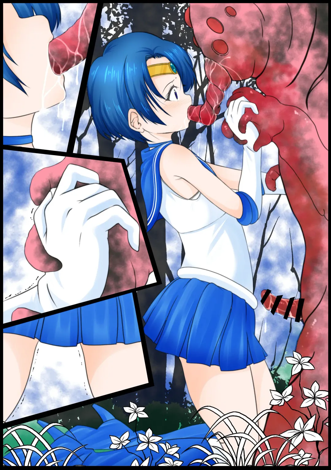 [Yoihoshi Hikari] Oiwai ni Sailor Mercury o Tetteiteki ni Haramu Made Okasu Injuu Fhentai - Page 2