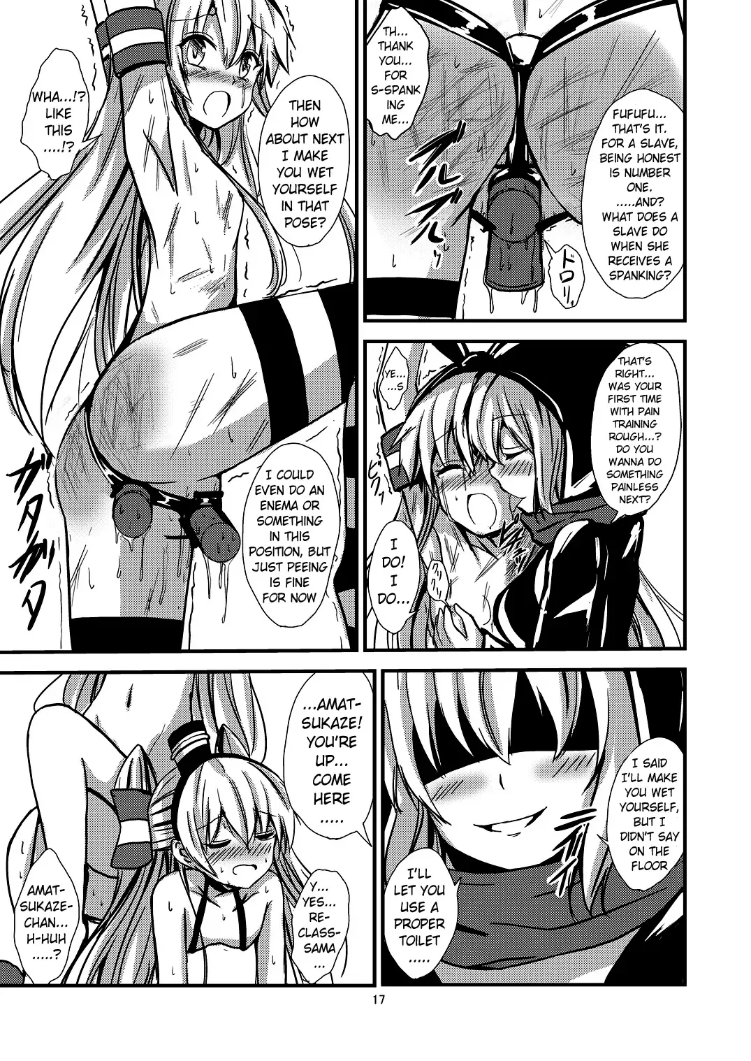 [Aikawa Ryou] Kuubo Wo-Kyuu-chan no Shimakaze Yuri Dorei Choukyou~Senkan Re-Kyuu no Shucchou SM Choukyou Hen~|Standard Carrier Wo-Class Shimakaze's Yuri Slave Training ~Battleship Re-class Official SM Training~ Fhentai - Page 18