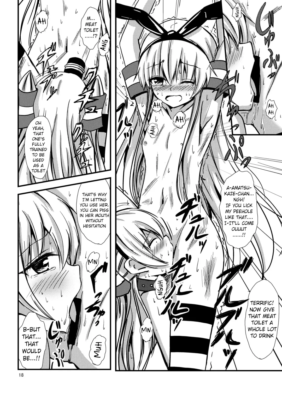 [Aikawa Ryou] Kuubo Wo-Kyuu-chan no Shimakaze Yuri Dorei Choukyou~Senkan Re-Kyuu no Shucchou SM Choukyou Hen~|Standard Carrier Wo-Class Shimakaze's Yuri Slave Training ~Battleship Re-class Official SM Training~ Fhentai - Page 19