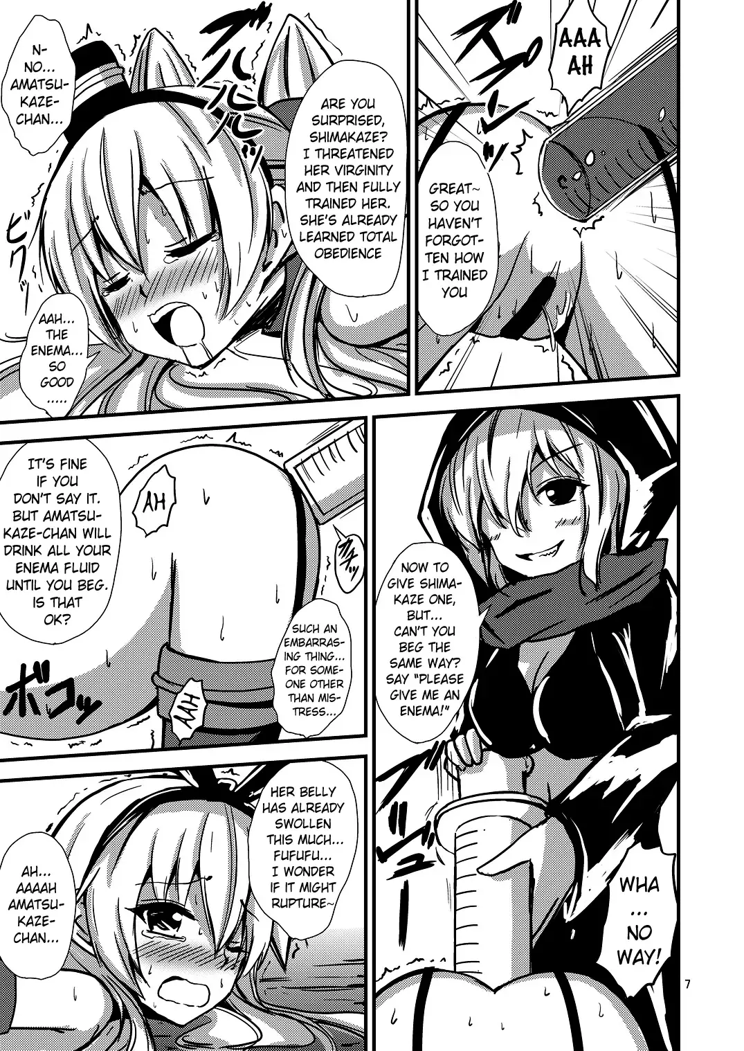 [Aikawa Ryou] Kuubo Wo-Kyuu-chan no Shimakaze Yuri Dorei Choukyou~Senkan Re-Kyuu no Shucchou SM Choukyou Hen~|Standard Carrier Wo-Class Shimakaze's Yuri Slave Training ~Battleship Re-class Official SM Training~ Fhentai - Page 8
