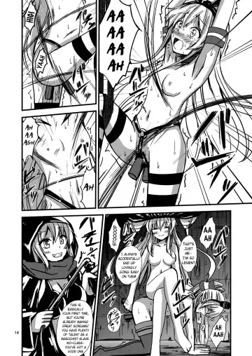 [Aikawa Ryou] Kuubo Wo-Kyuu-chan no Shimakaze Yuri Dorei Choukyou~Senkan Re-Kyuu no Shucchou SM Choukyou Hen~|Standard Carrier Wo-Class Shimakaze's Yuri Slave Training ~Battleship Re-class Official SM Training~ Fhentai - Page 15