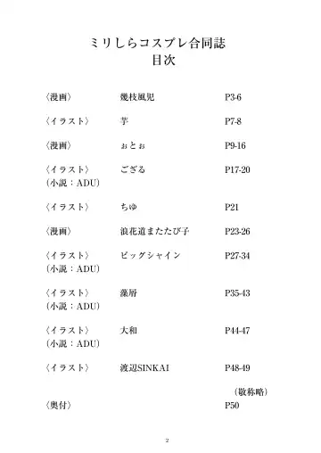 Milli Shira Cospaly Goudoushi ~Gensaku wa 1-Milli mo Shiranai kedo Cosplay Sasete Mita~ Fhentai - Page 4