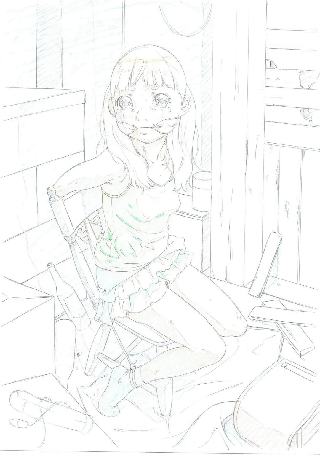 [Hayashibara Hikari] Rakugaki-s 28 ~Original Shoujo Enpitsu Genga shuu~ Fhentai - Page 53