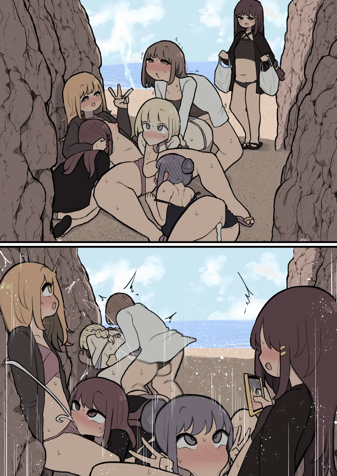 [Momomo - Momomo Gasshuukoku] Futanari Ikemen Josei ni GyakuNan shite Pakorare ni Iku Onnanoko Fhentai - Page 18