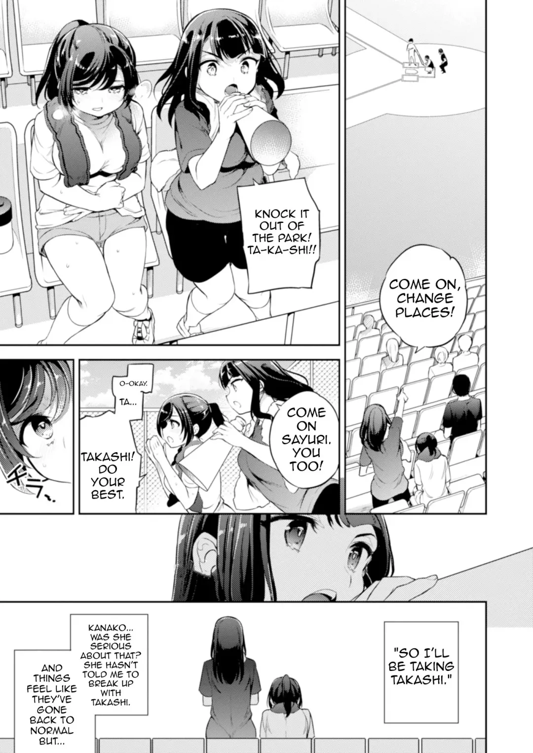 [Ichitaka] C9-45 Sayuri 5 ~ Kareshi no Ouen ni Itta Saki de Shoujo ni Okita Koto | C9-45 Sayuri 5 ~ What Happened With The Girl Who Went To Support Her Boyfriend Fhentai - Page 3