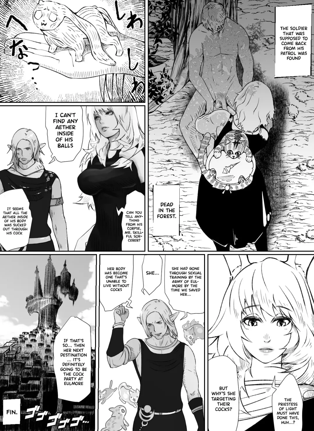[Nikumansho] Hikari no Fuuzoku Jou ni Portio Shitara Shisshin Shita | If you Fuck The Whore of Light In Her Pussy She'll Start To Swoon Fhentai - Page 24