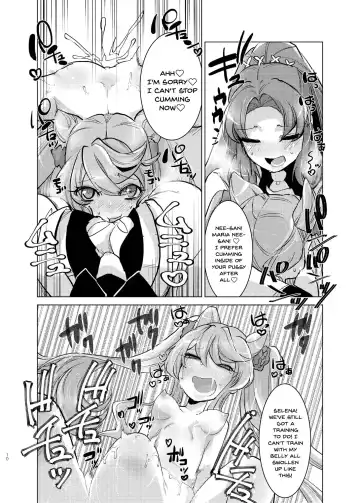 [Oi Shibako] Okkii Serena ga Futanari de Chicchai Maria o Harabote sasechau Shimai Ai | Serena's So Big She Makes Little Maria Look Pregnant When These Two Sisters Make Love Fhentai - Page 9