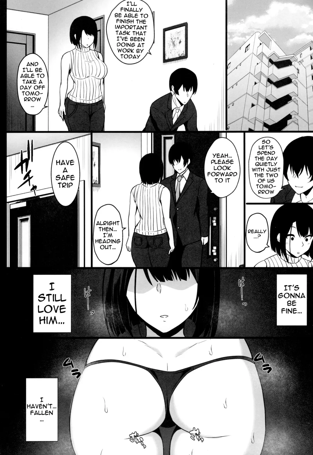 [Asami Yurumu] Shakkin Hensai no Tame ni Hitozuma ga Netorareru Ohanashi | This Wife Cheats On Her Husband In Order To Repay Her Debts Fhentai - Page 25