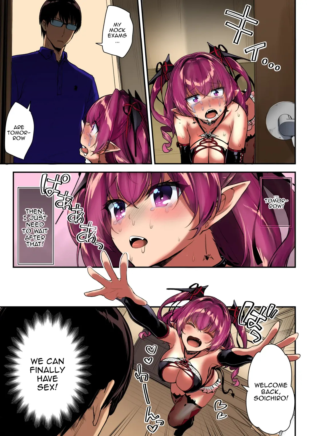 [Hakui Ami] Zako Succubus-chan wa Semen ga Hoshii no! | This Small Fry Succubus-chan Wants Your Sperm! Fhentai - Page 20
