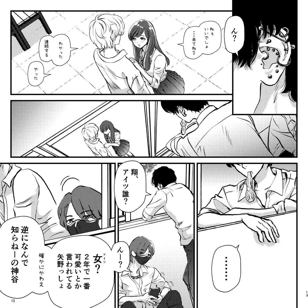 Yabai Doukyuusei ni Lock-on Saretemasu Fhentai - Page 13