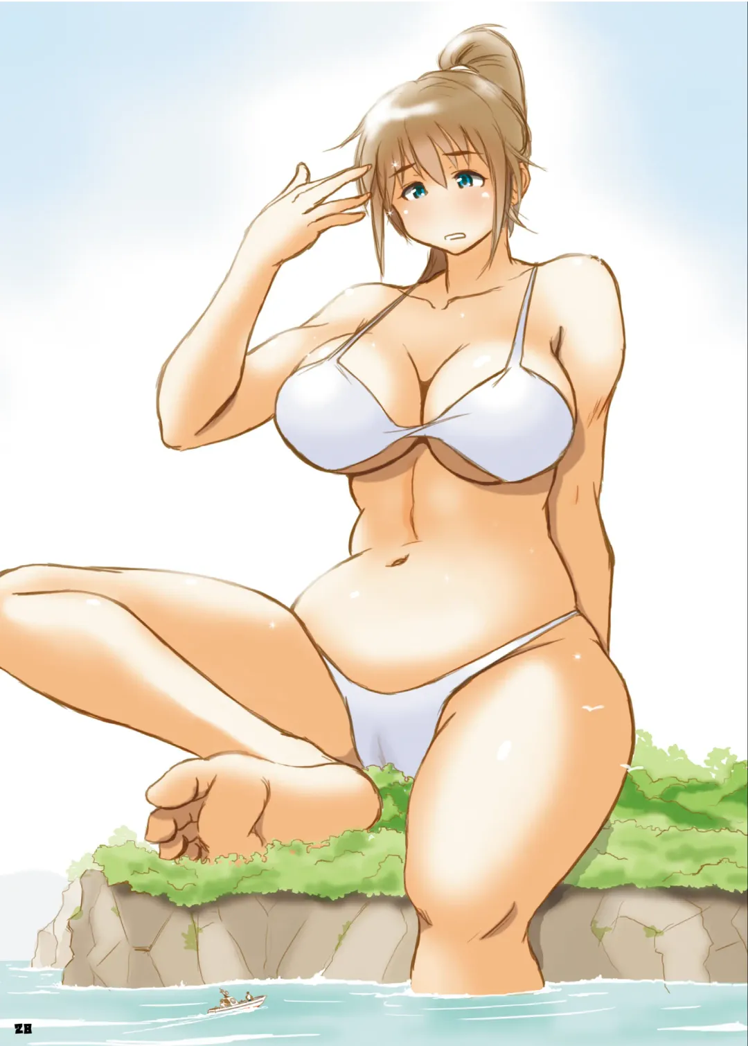 [Arai Satoshi - Hakuto - Manzi-ss] Big Girl Crushed Us Fhentai - Page 27