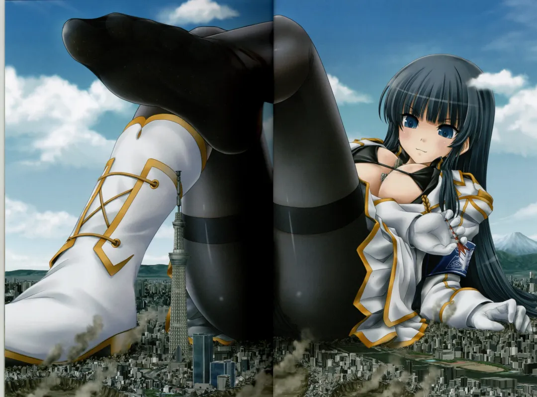 [Arai Satoshi - Manzi-ss] Kyodai Musume no Yakata - THE HOUSE OF GIANTESS Fhentai - Page 9