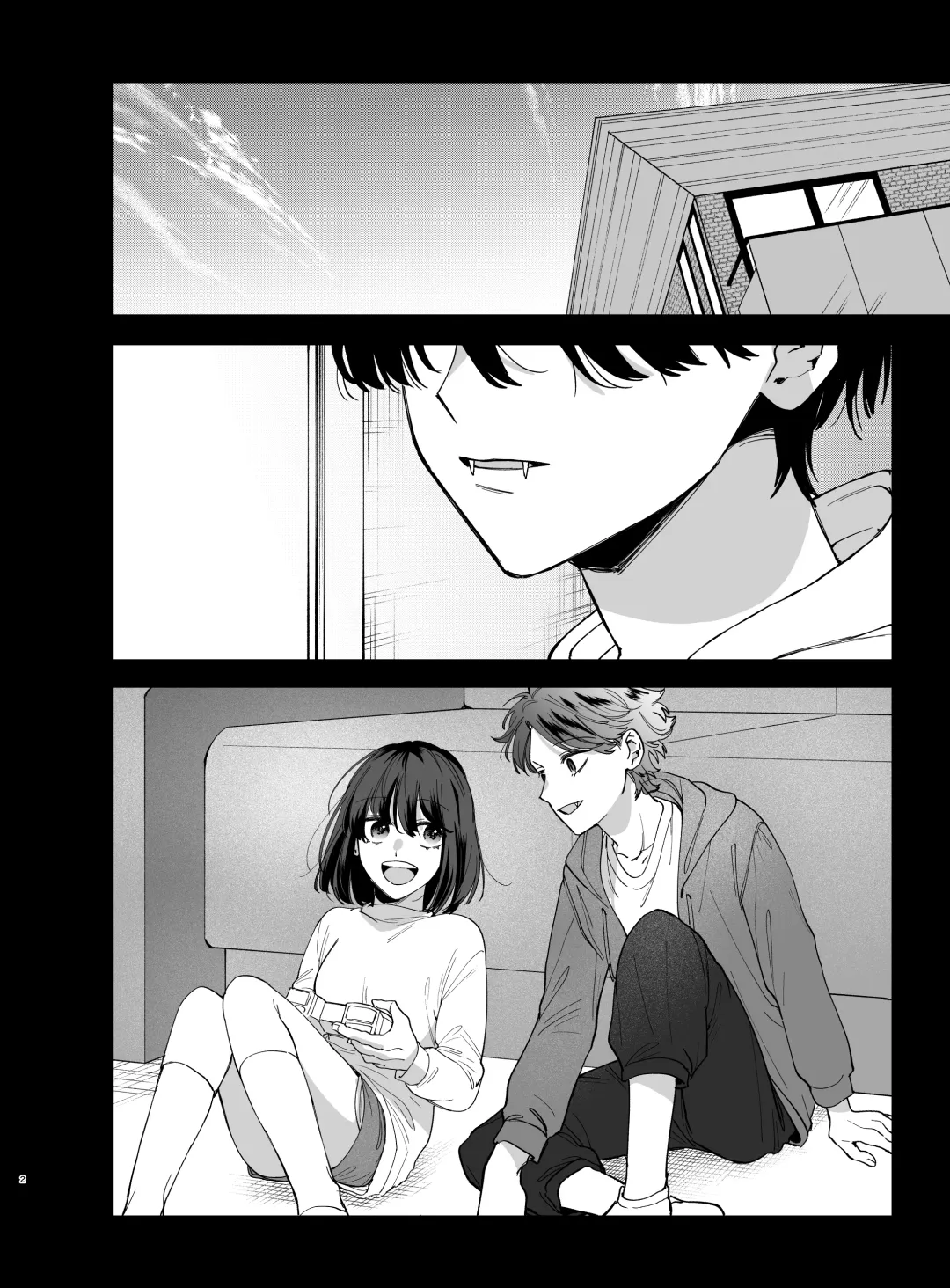 [Umekoppe] Sucked Dry By My Vampire Friend 2| Nekokaburi Kyuuketsuki ni Honenozui made Tabetsuku sareru 2 Fhentai - Page 2