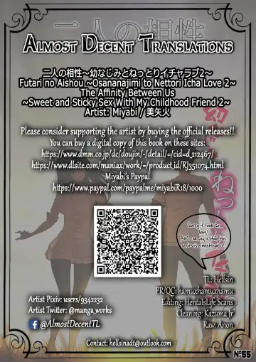 [Miyabi] Futari no Aishou ~Osananajimi to Nettori Icha Love 2~ | The Affinity Between Us ~Sweet and Sticky Sex With My Childhood Friend 2~ Fhentai - Page 87