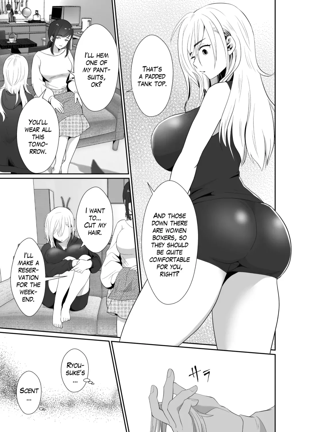[Taguchi Monyata] Uwakisyou no Otto ni Seitenkan Kusuri o Nomase Tsuzuketa Kekka | The Results of Making my Adulterous Husband Continuously Drink a Gender-Bending Drug Fhentai - Page 38