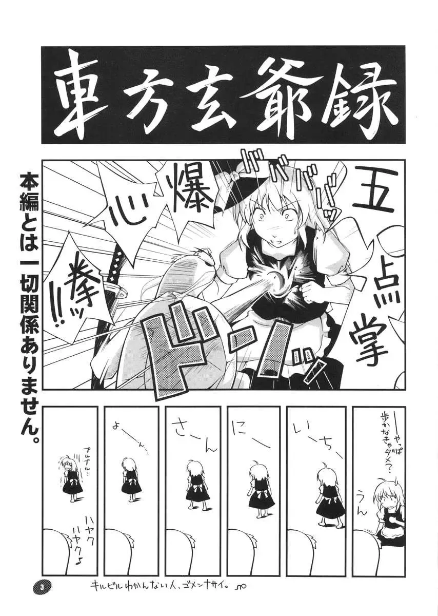 [Hinata Happa] Touhou Genjiiroku Fhentai - Page 2