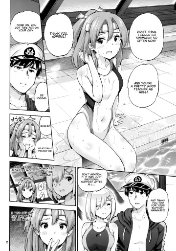 [Sarfata] Kyouei Mizugi na Zuihou-chan to Hamakaze-san to. | Zuihou and Hamakaze in Racing Swimsuits. Fhentai - Page 4
