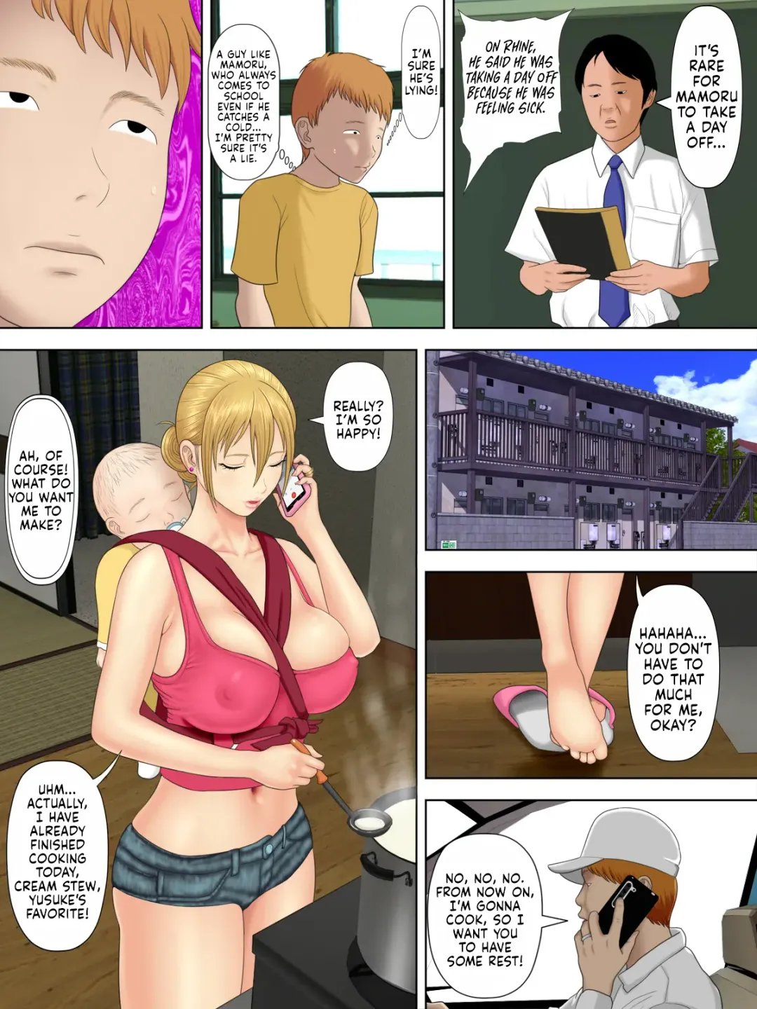[Minazuki Mikka] Manbiki Mama to Tenchou no Musuko 2 | Shoplifting Mom and Store Manager's Son 2 Fhentai - Page 6