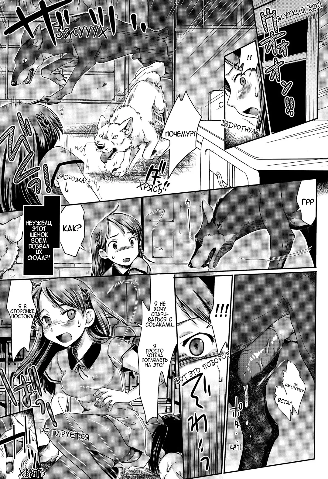 [Souko Souji] Ureshi Hazukashi Doubutsu Aigo - Hajimete no Inukan | ЗАЩИТИ ЖИВОТНЫХ ВЕСЕЛО И ПРИЯТНО - ПЕРВЫЙ РАЗ С СОБАКОЙ Fhentai - Page 11