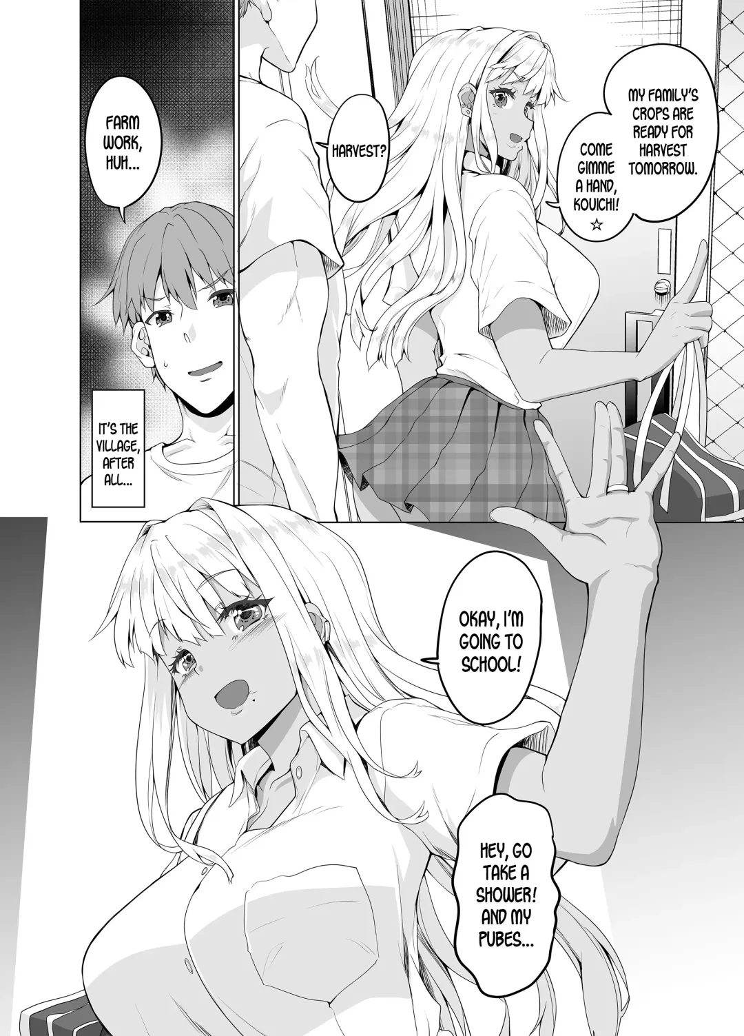 [Kaduchi] Zoku Inaka no Kuro Gal JK to Kekkon shimashita Fhentai - Page 9